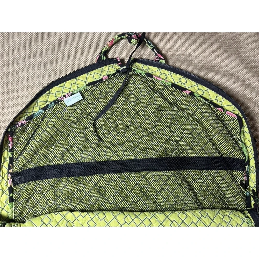 Vera Bradley Garment Bag Botanica Floral Long Hanging Clothes‎ Travel Organizer